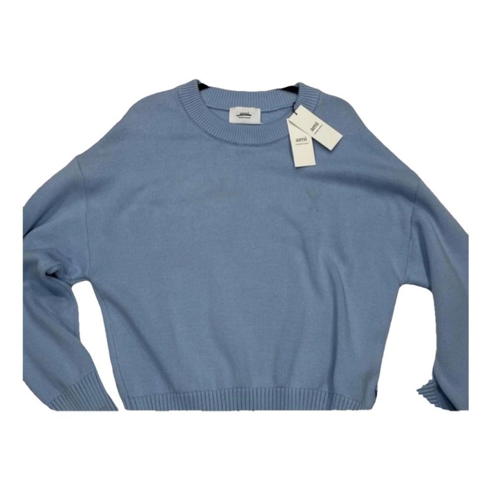 AMI Paris Crewneck Jumper Sky Blue Men's
XL